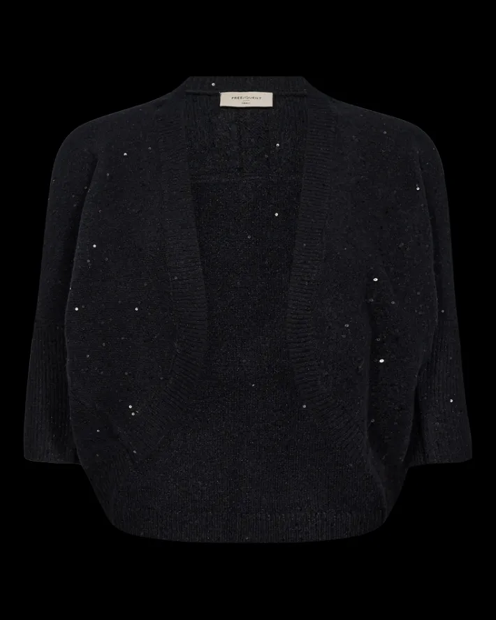 FREEQUENT FQSIGGY - CARDIGAN - SORT