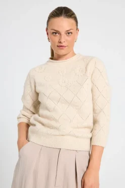 FREEQUENT FQSTOKKE - PULLOVER - BEIGE