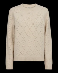 FREEQUENT FQSTOKKE - PULLOVER - BEIGE