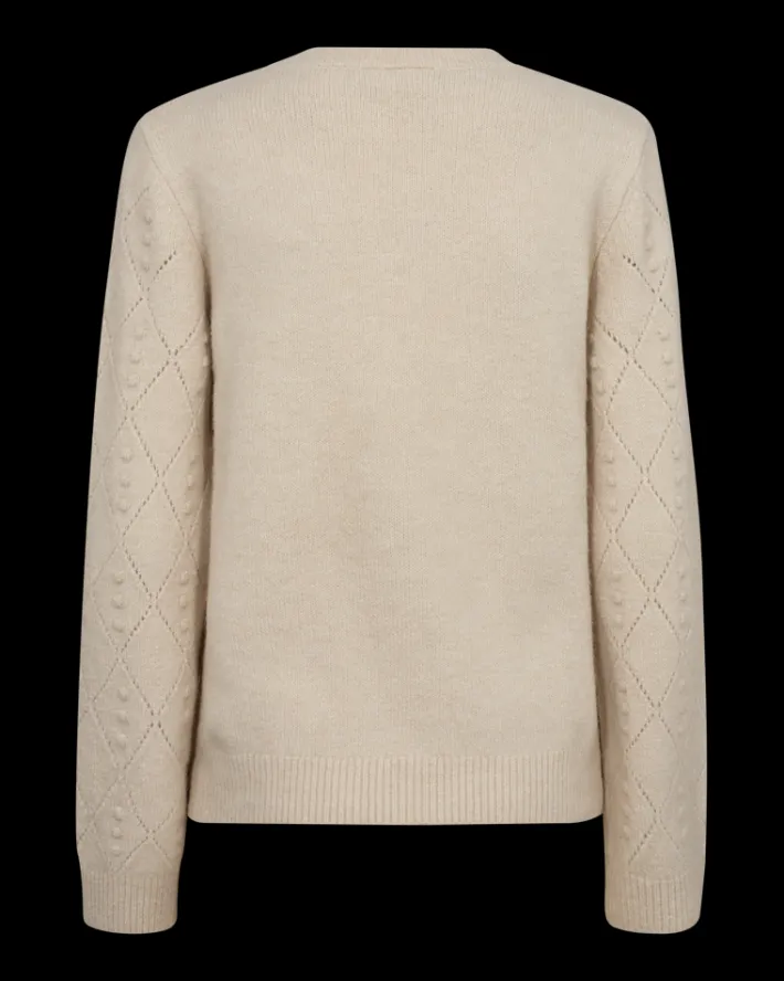 FREEQUENT FQSTOKKE - PULLOVER - BEIGE