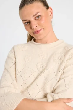 FREEQUENT FQSTOKKE - PULLOVER - BEIGE