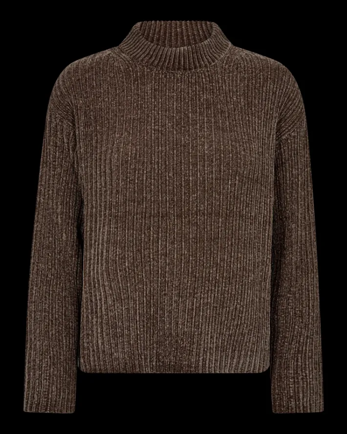 FREEQUENT FQTHRILL - PULLOVER - BRUN