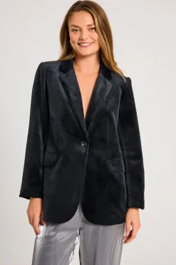 FREEQUENT FQVELVET - BLAZER - SORT