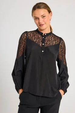 FREEQUENT FQVIALU - BLUSE - SORT