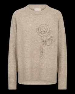 FREEQUENT FQVIDOO - PULLOVER - BEIGE