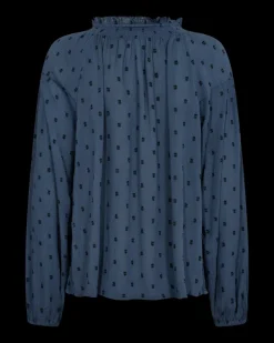FREEQUENT FQVIOLET - BLUSE - BLÅ,SORT