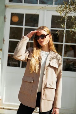 FREEQUENT FQYANNA - JAKKE - BEIGE