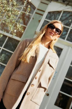 FREEQUENT FQYANNA - JAKKE - BEIGE